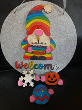 Load image into Gallery viewer, *SAMPLE* Gnomio painted Rainbow with four Occasion attachments.
